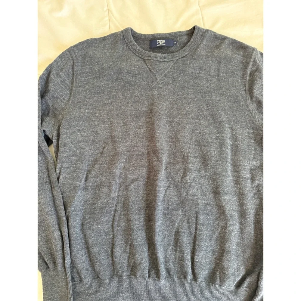 J.Crew Men's Cotton Crewneck Sweatshirt Gray XL French Terry Pullover‎